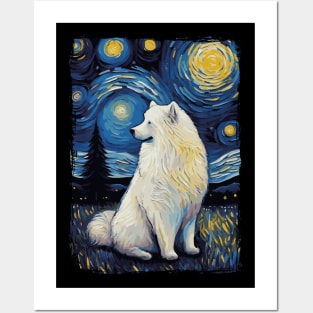 Samoyed Painting Posters and Art